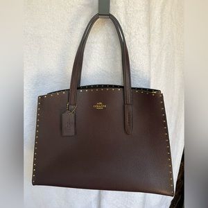 Coach leather handbag